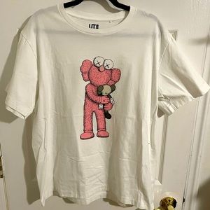 KAWS x Uniqlo Pink BFF Tee (US Sizing)